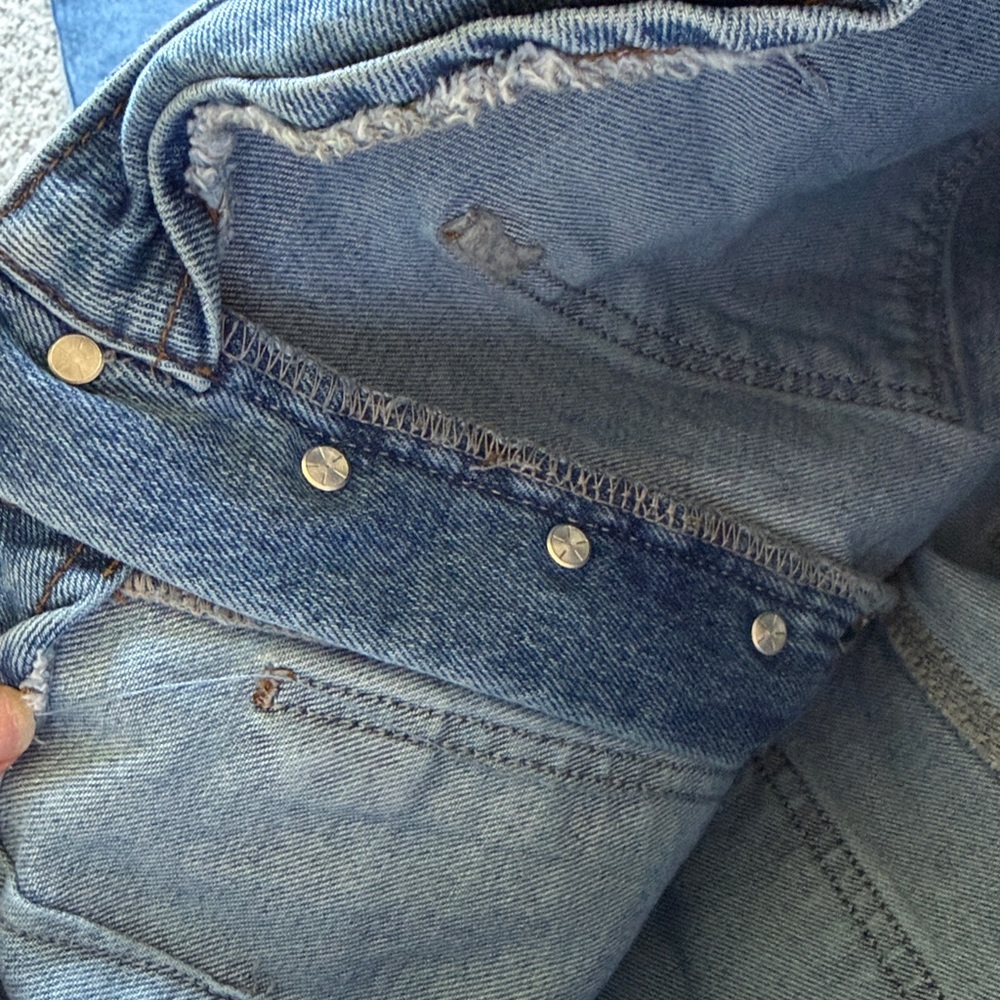 ZARA - Wide Leg : High Waisted Denim Jeans - Picture 9 of 9